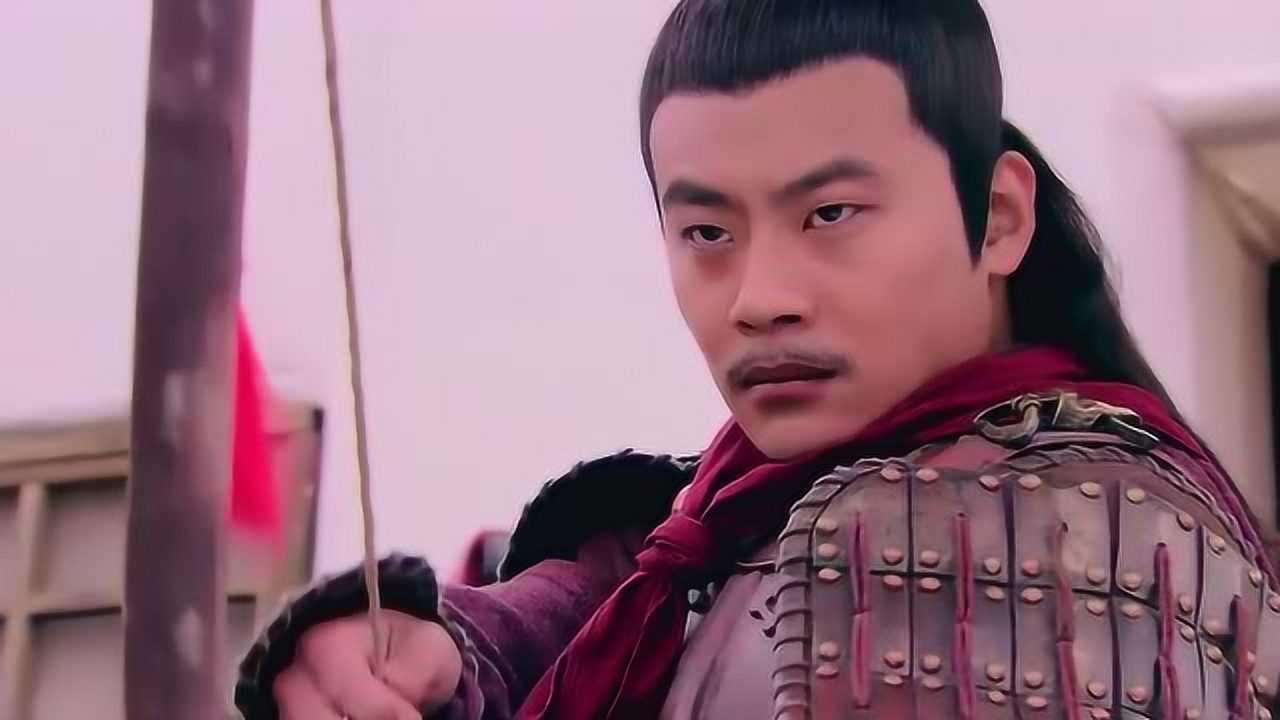 尉迟恭故意放走盖世雄不料下一秒就被尉迟恭一箭射死