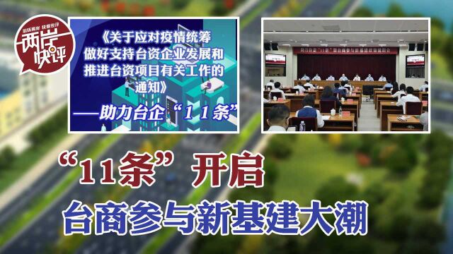 会议开在云端,政策落到实处!——“11条”开启台商参与新基建大潮