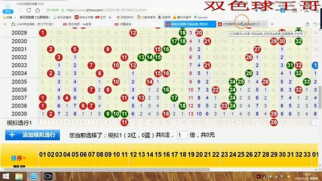 你用过这种选号方法吗?双色球第040期选号过程分享