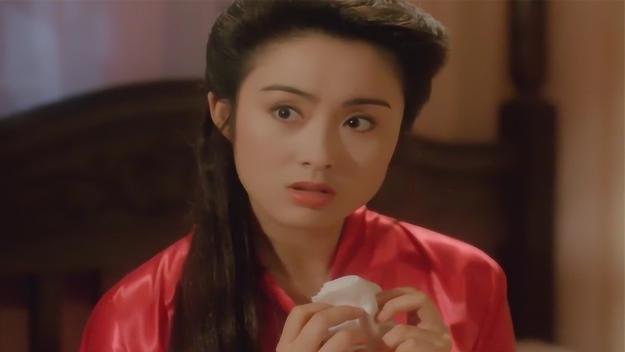 新精武门张敏真是太美了一身红裙造型太惊艳