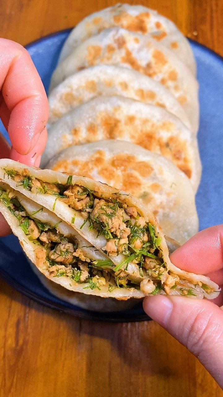 茴香肉馅饼 简单易做 好吃