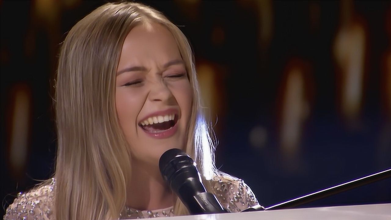 2019美国达人秀冠军争霸赛在达人秀成名的小姑娘长大了带着原创歌