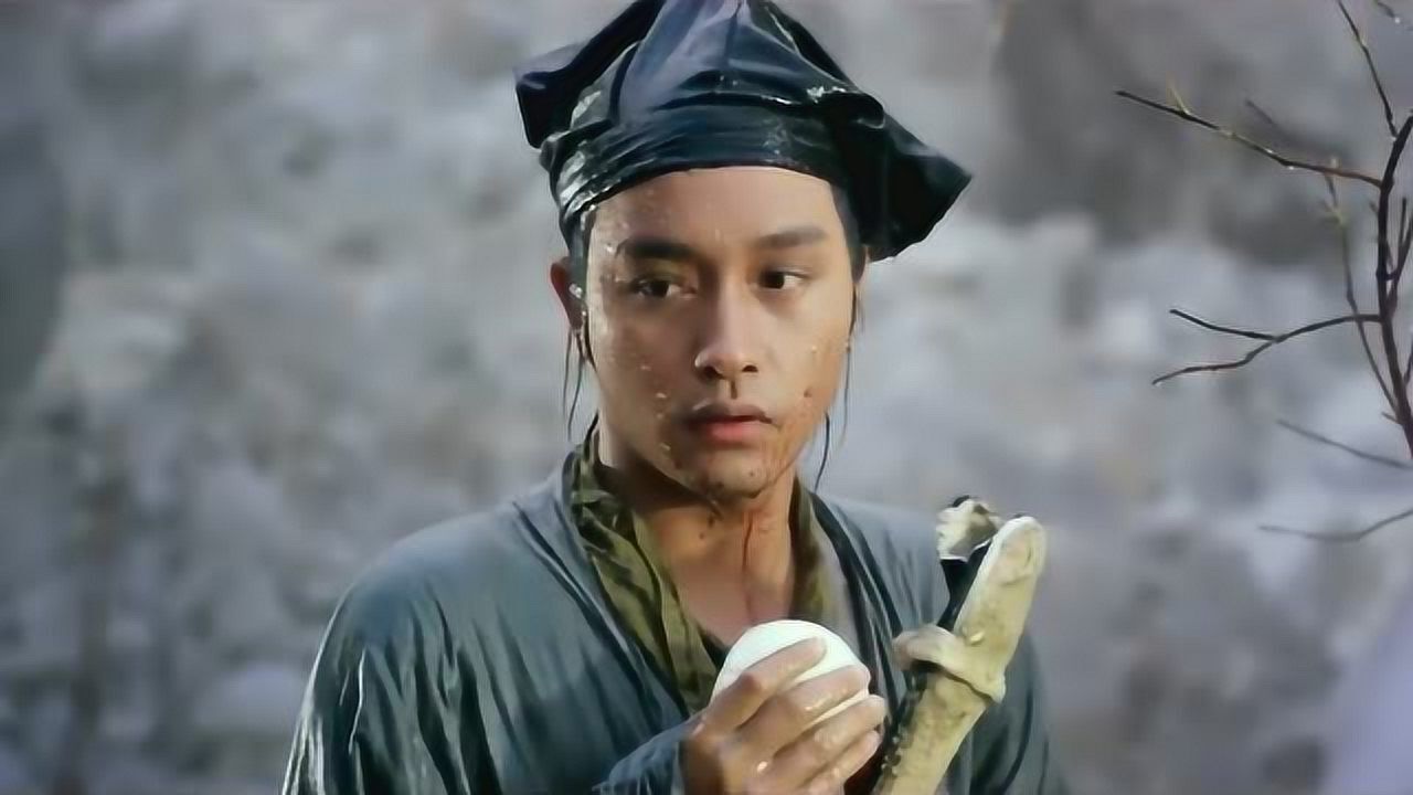 张国荣在雨中吃馒头这眼神绝了!动作演技非常传神!