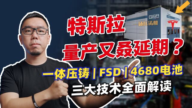 新车为何再次延误?特斯拉汽车制造三大关键技术前瞻与分析【白呀白Talk】