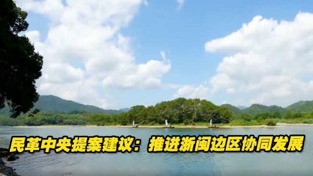 民革中央提案建议:推进浙闽边区协同发展,打造革命老区共富样板