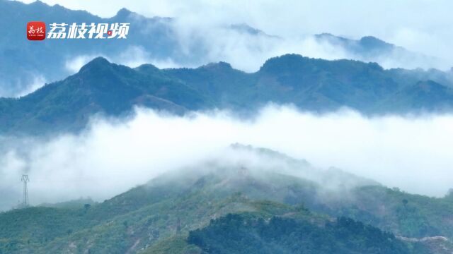 如诗如画!河北燕山群山披绿云雾缭绕似仙境