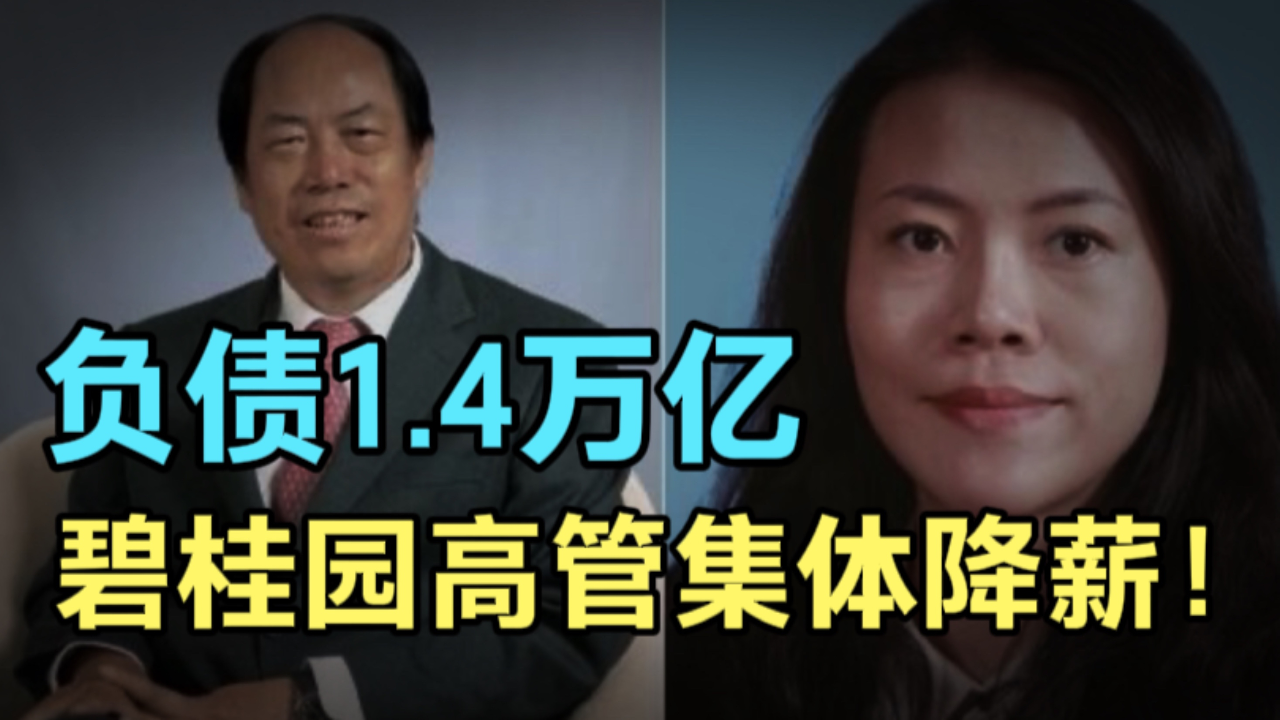 负债14万亿碧桂园高管集体降薪降薪后月薪1万日落西山的房企还有机会