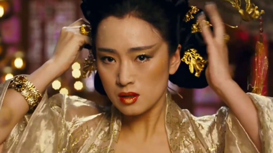 黄金甲:巩俐要造反,紧张得手一直抖