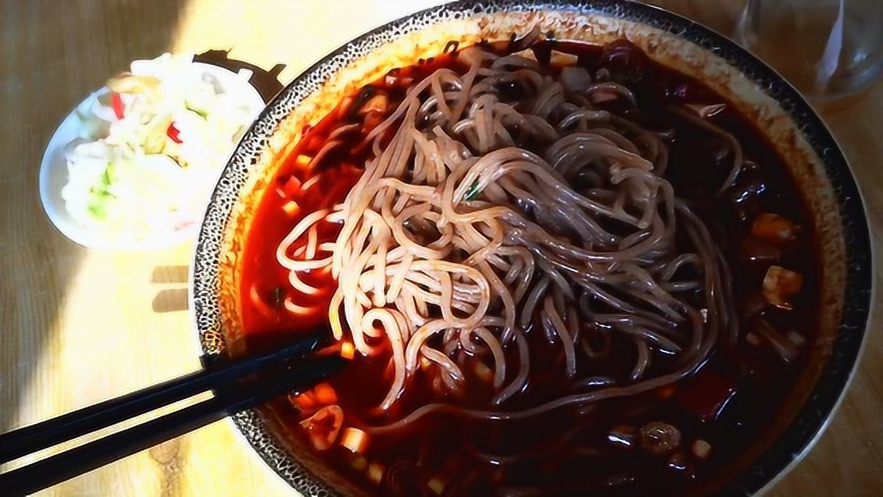 陕西淳化荞面饸饹,真正的陕西特色美食