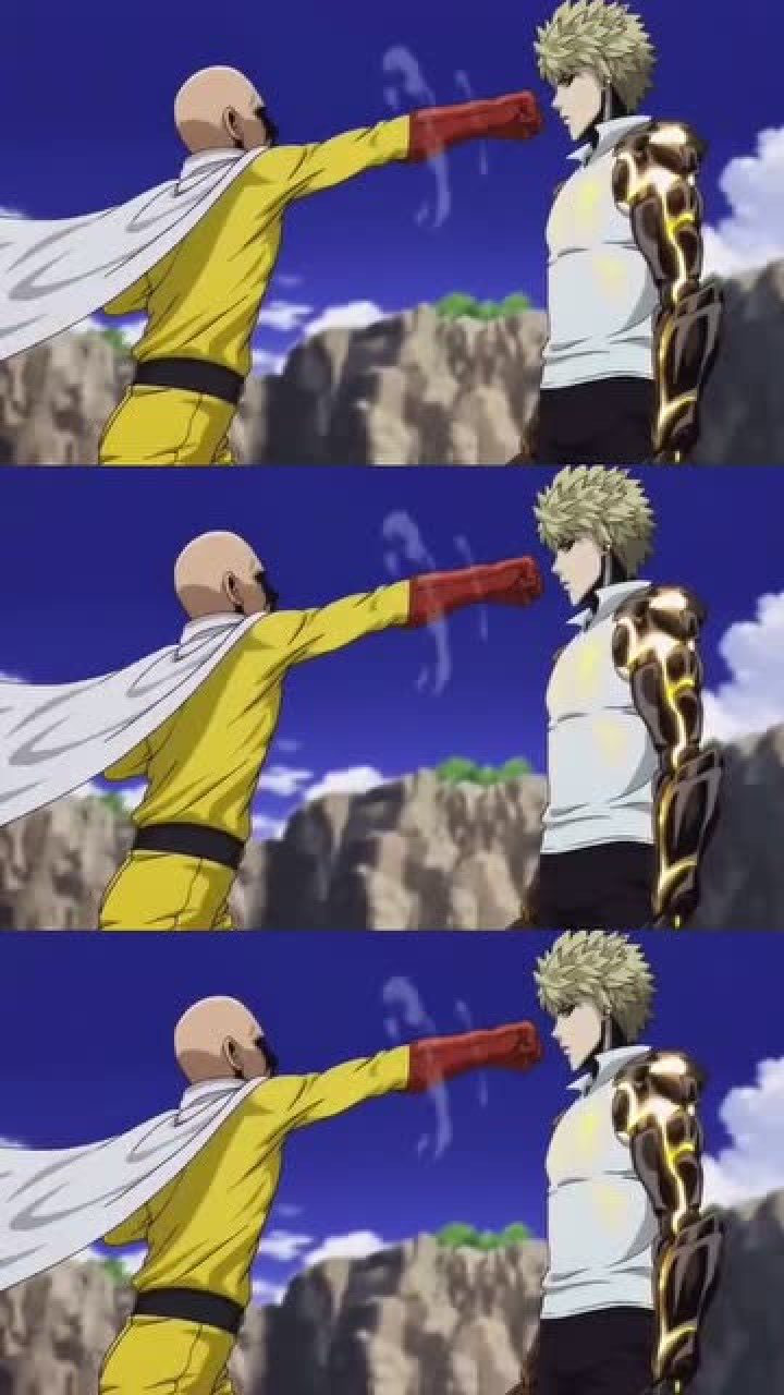 一拳超人:杰诺斯pk琦玉!他强任他强,我只要一拳!