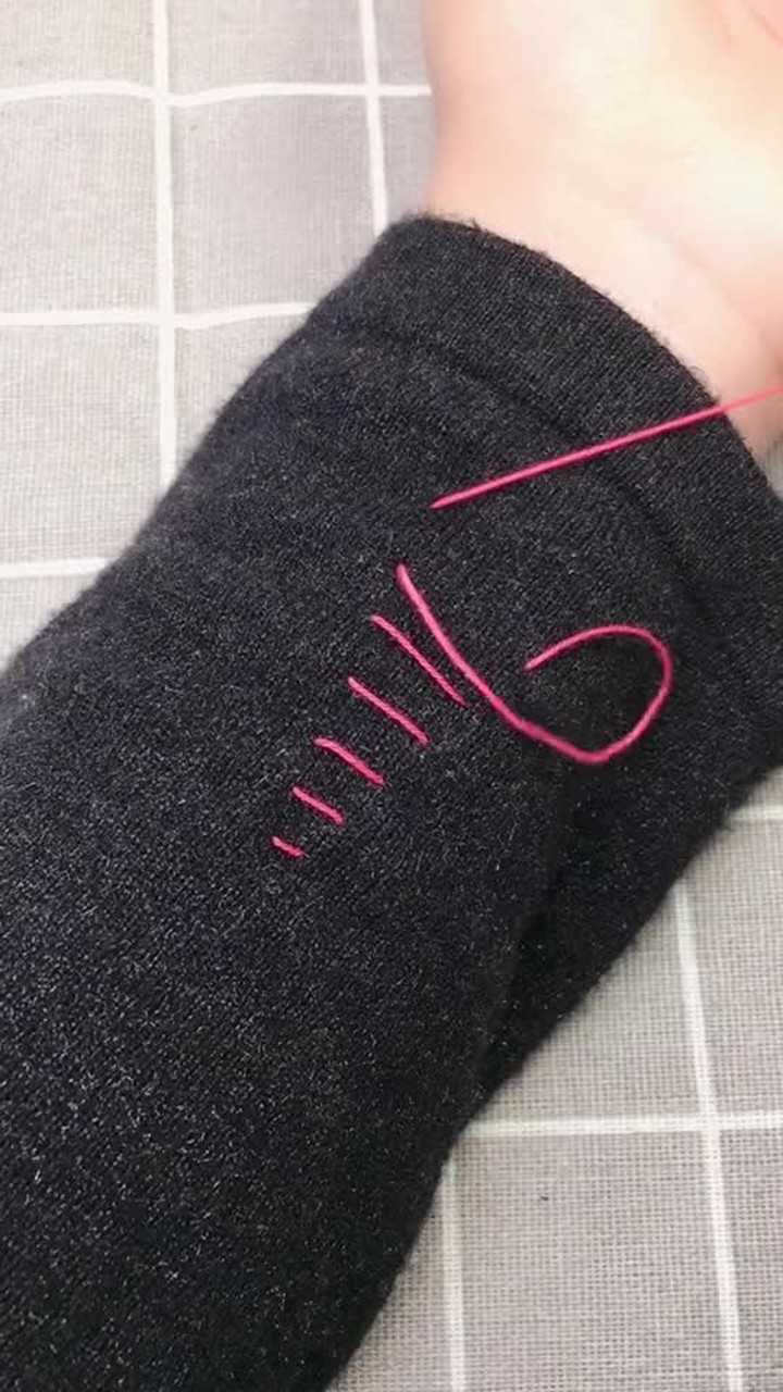 袖口太大这样改超喜欢!