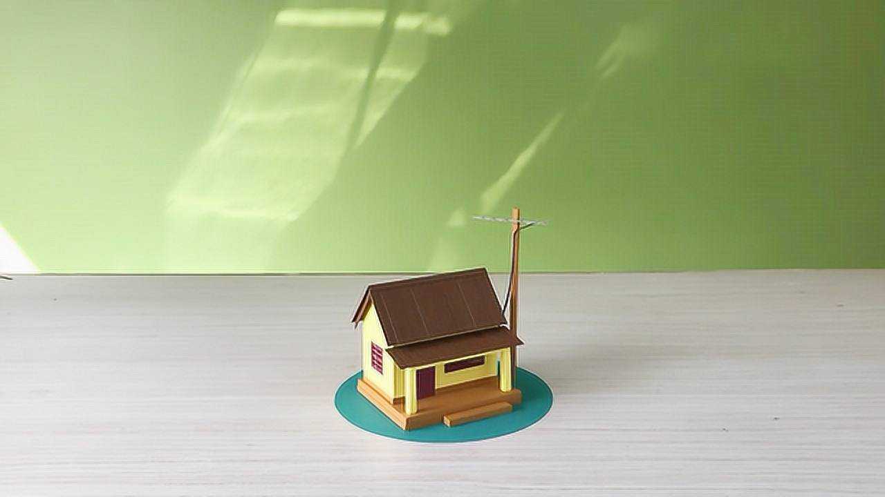 轻轻松松学手工,看看如何用卡纸制作模型,简单又漂亮!