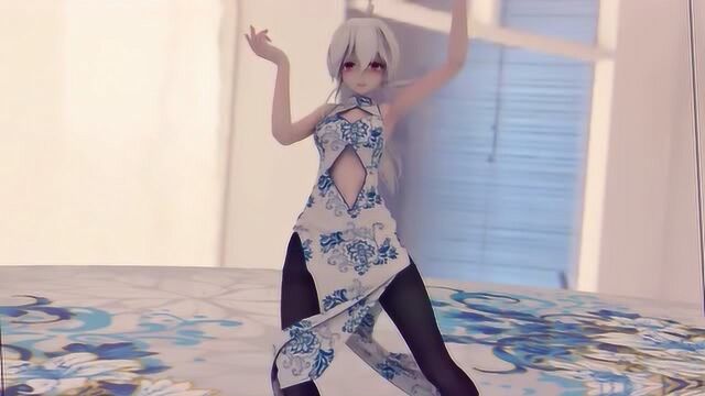 mmd旗袍黑丝红昭愿