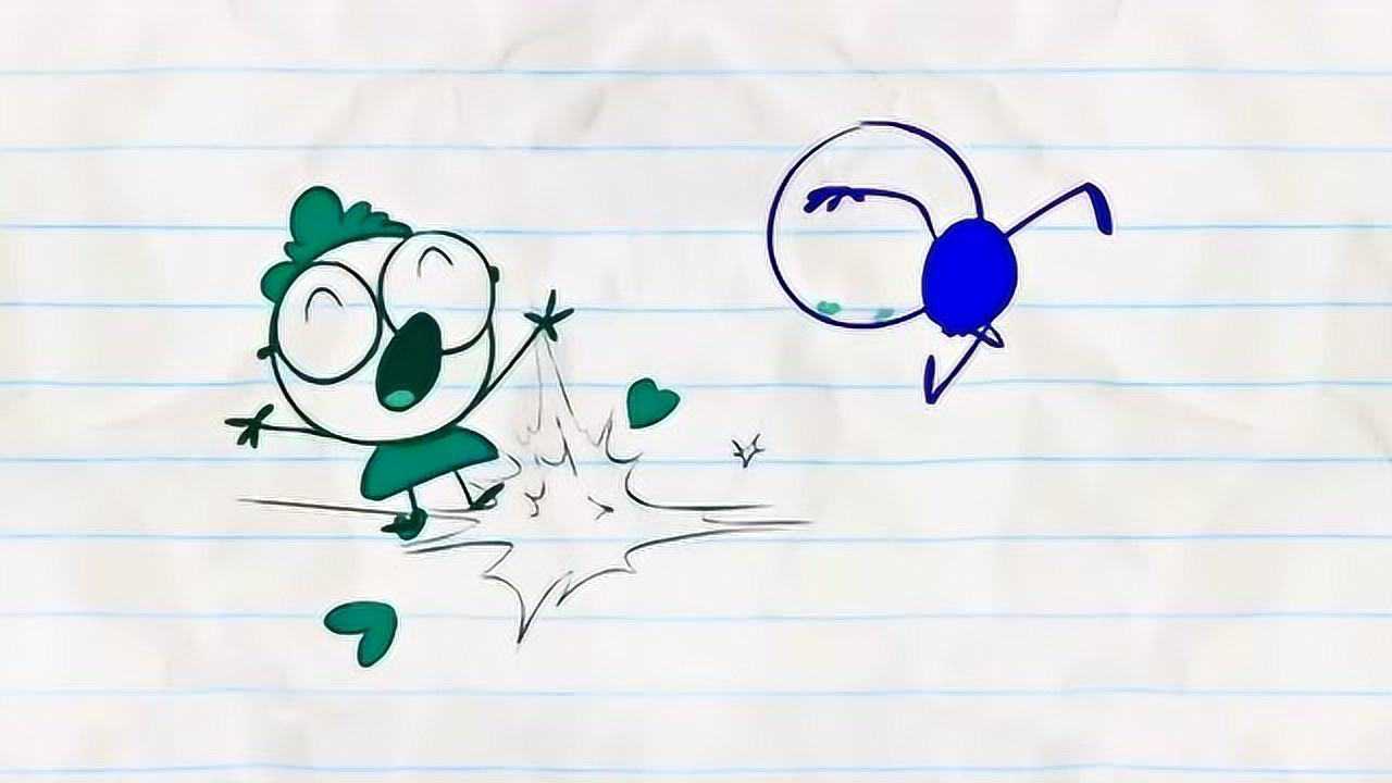 铅笔动画:讨厌的蜘蛛躲远点