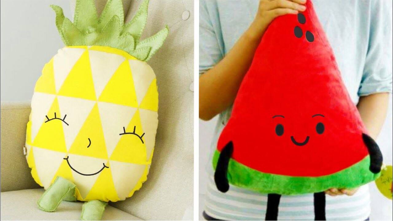 趣味小制作:做西瓜布艺沙发垫