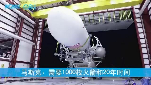 殖民火星怎么才能完成?马斯克:需要1000枚火箭和20年时间丨热公司