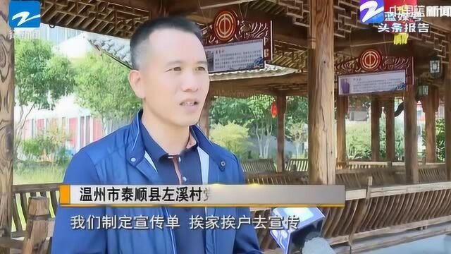 温州泰顺:制定“村规民约十不准”走出一条富民强村新路子