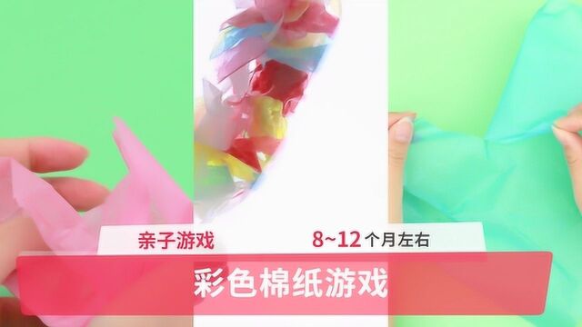 在家早教100招:彩色绵纸游戏