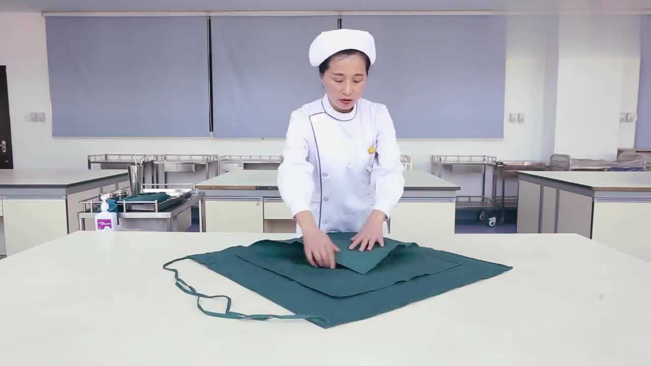无菌包的打包步骤视频护士大姐亲自示范无菌包的打包过程
