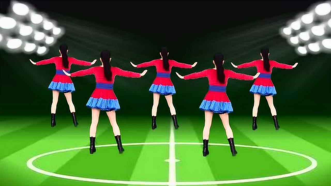 火爆流行广场舞抓钱舞背面演示