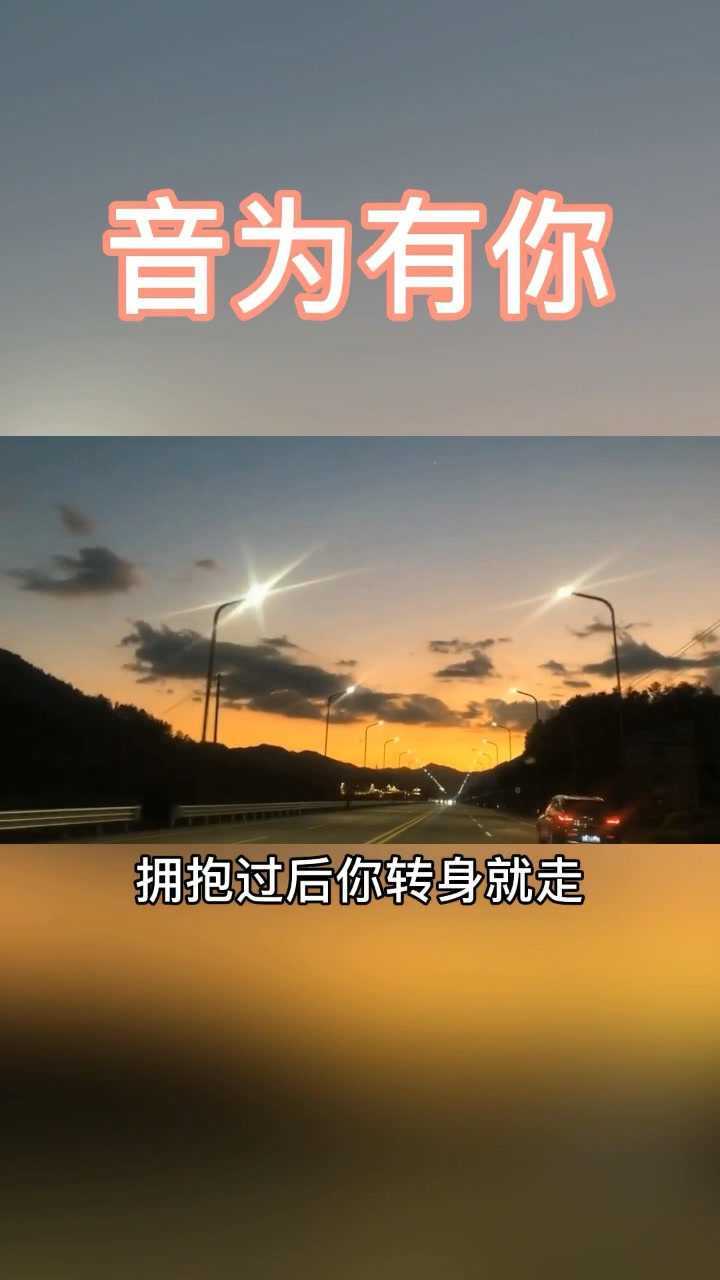 拥抱过后你转身就走我笑着说再见心却在颤抖