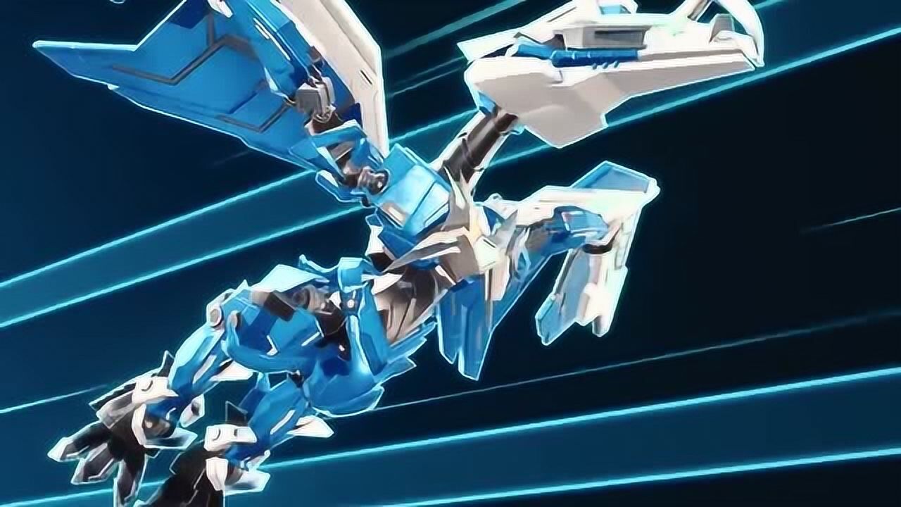 翼龙机械兽帅气出场,炫酷变身