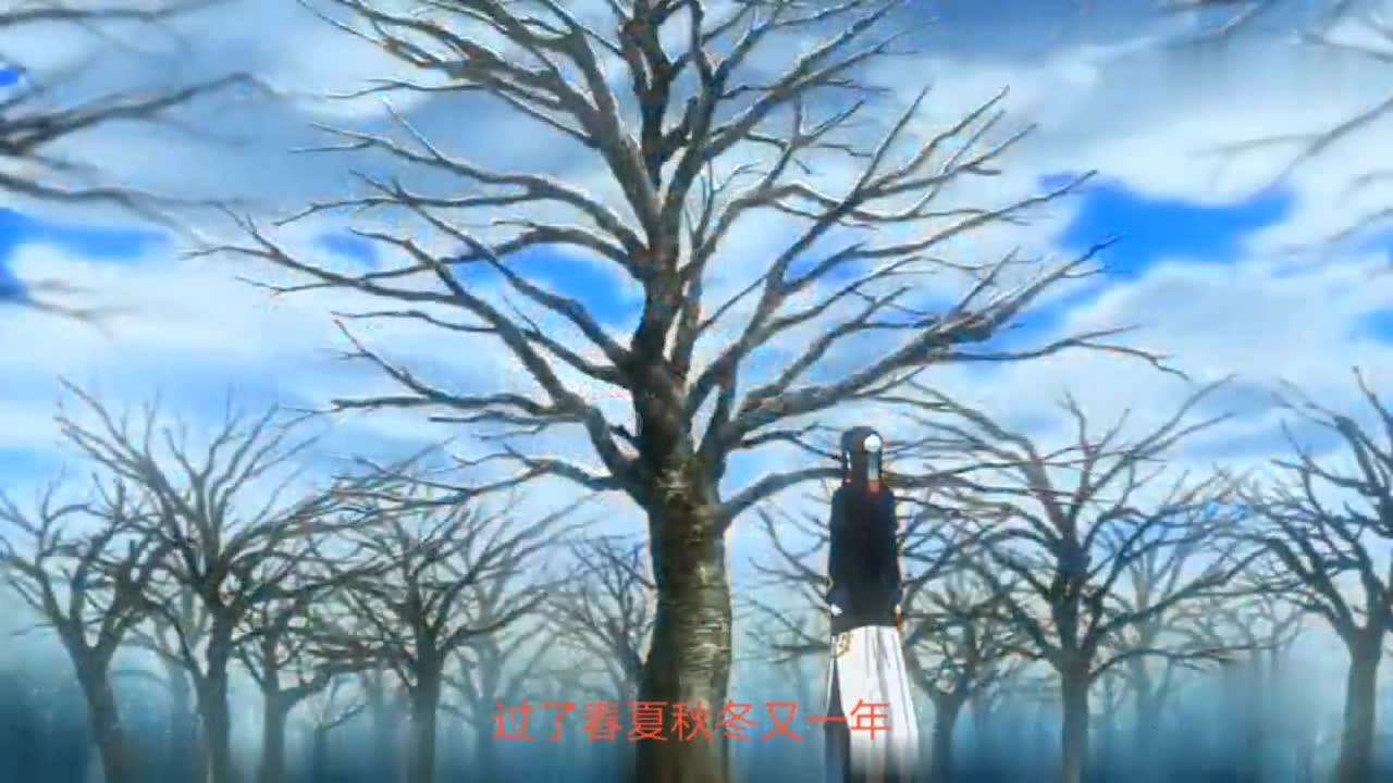 樱花化为美人与花瓣共舞,一舞美的令人窒息,男子一见倾心