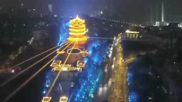 武汉夜景最美的地方,如银河坠落人间!