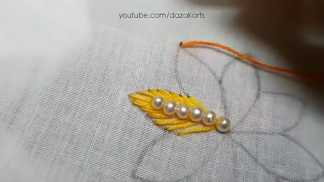 【刺绣教程】珠绣针法学习331_腾讯视频