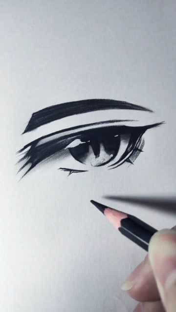 霸道总裁专用眼睛画法