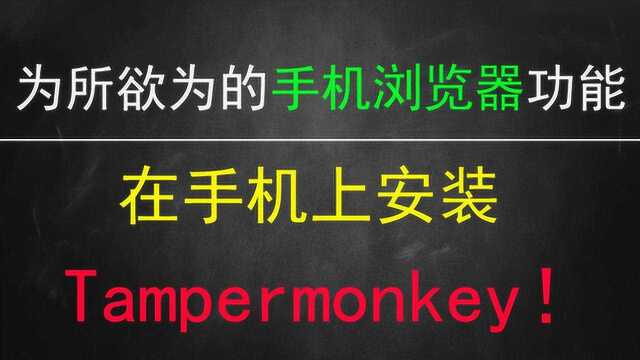 全球首款完美支持安装crx插件的手机浏览器!