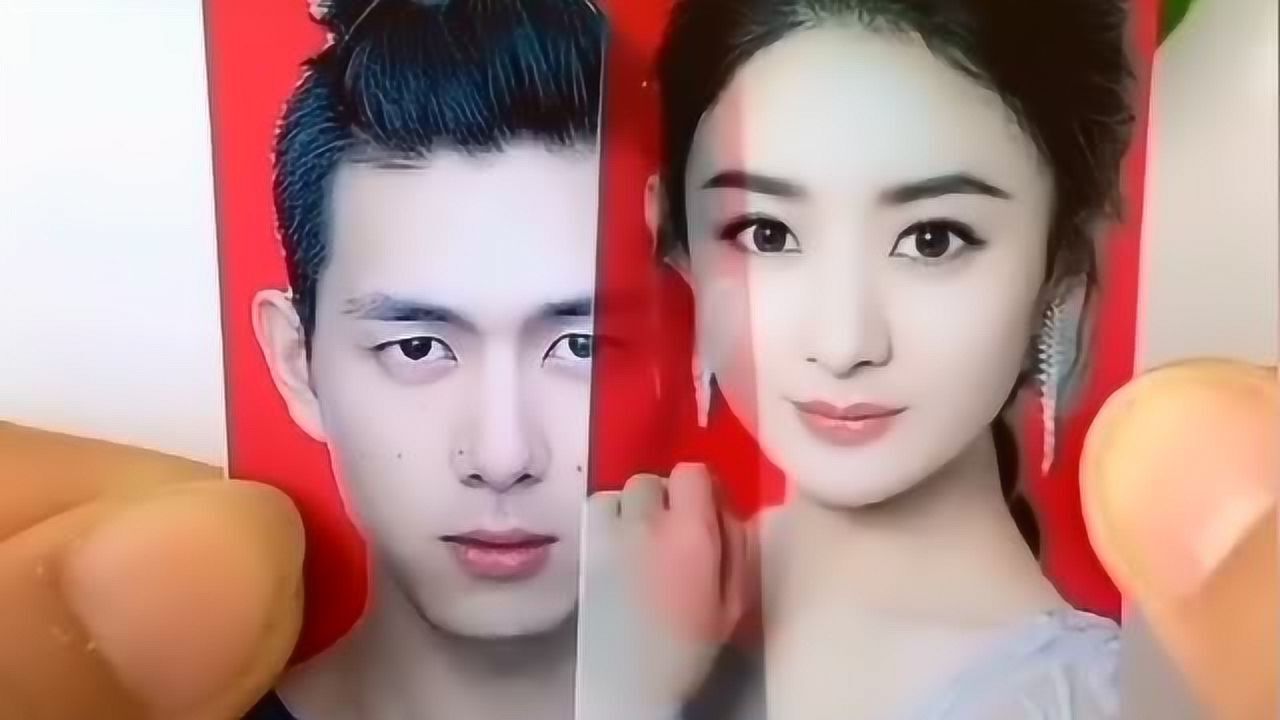 今年最火的颜值合体术李现和赵丽颖照片合体竟然是杨紫好神奇