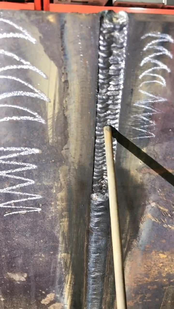 立焊盖面方法分享,用的是422焊条