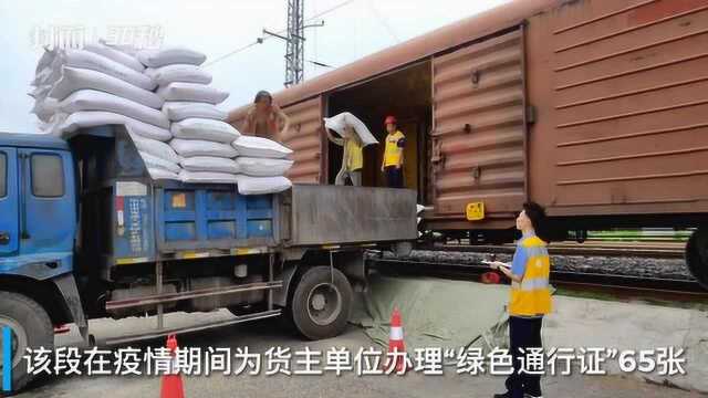 30秒|半年发送货物278万吨 四川峨眉车务段这样助力复工复产