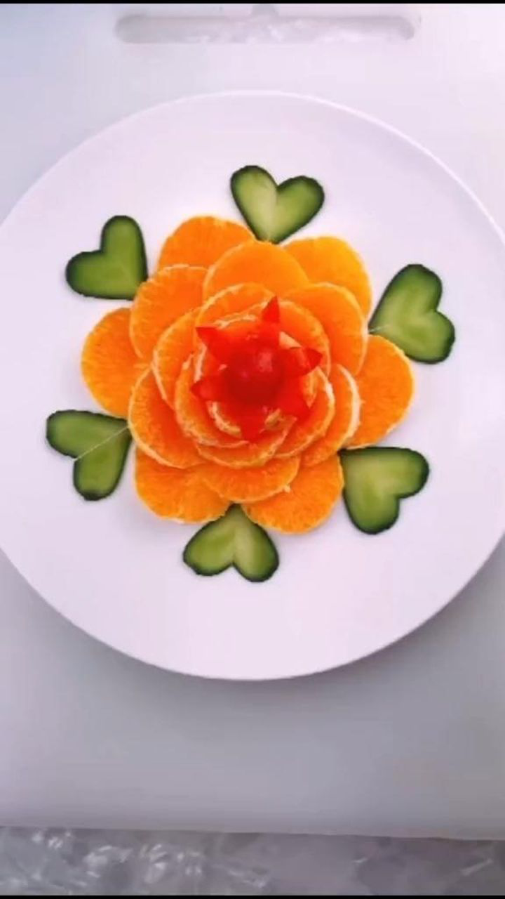 橘子果盘这样摆,高端大气上档次!