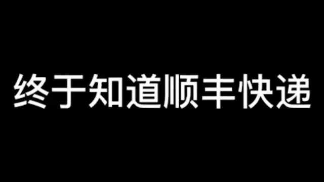 看到这个视频知道顺风快了吧,能走直道绝不走弯路,就为了尽快送货到家