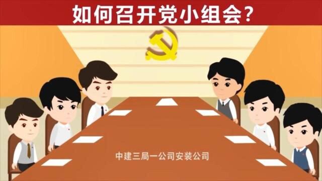 4.怎样召开党小组会议?