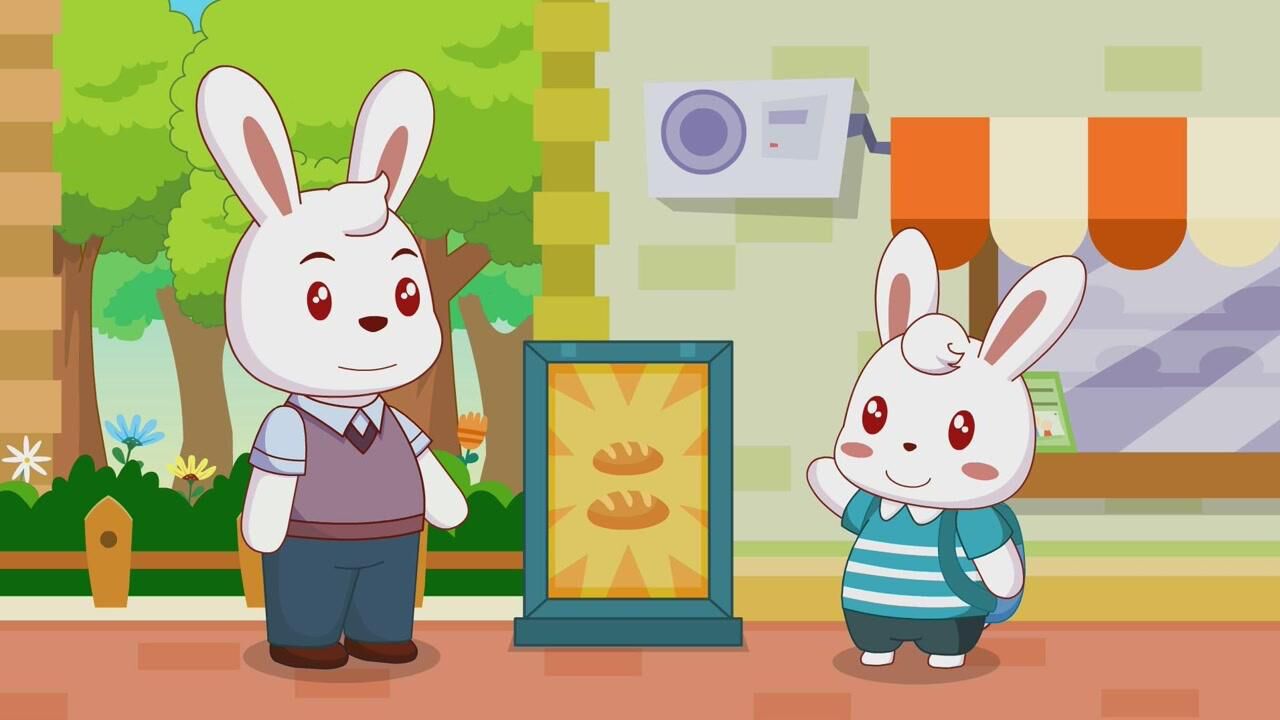 《兔小贝数学启蒙(第2阶段)》第10集:认识图形的对称性