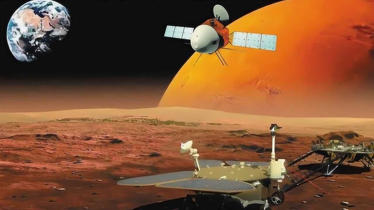 我国火星探测器"天问一号"成功发射,我们的目标是浩瀚宇宙!