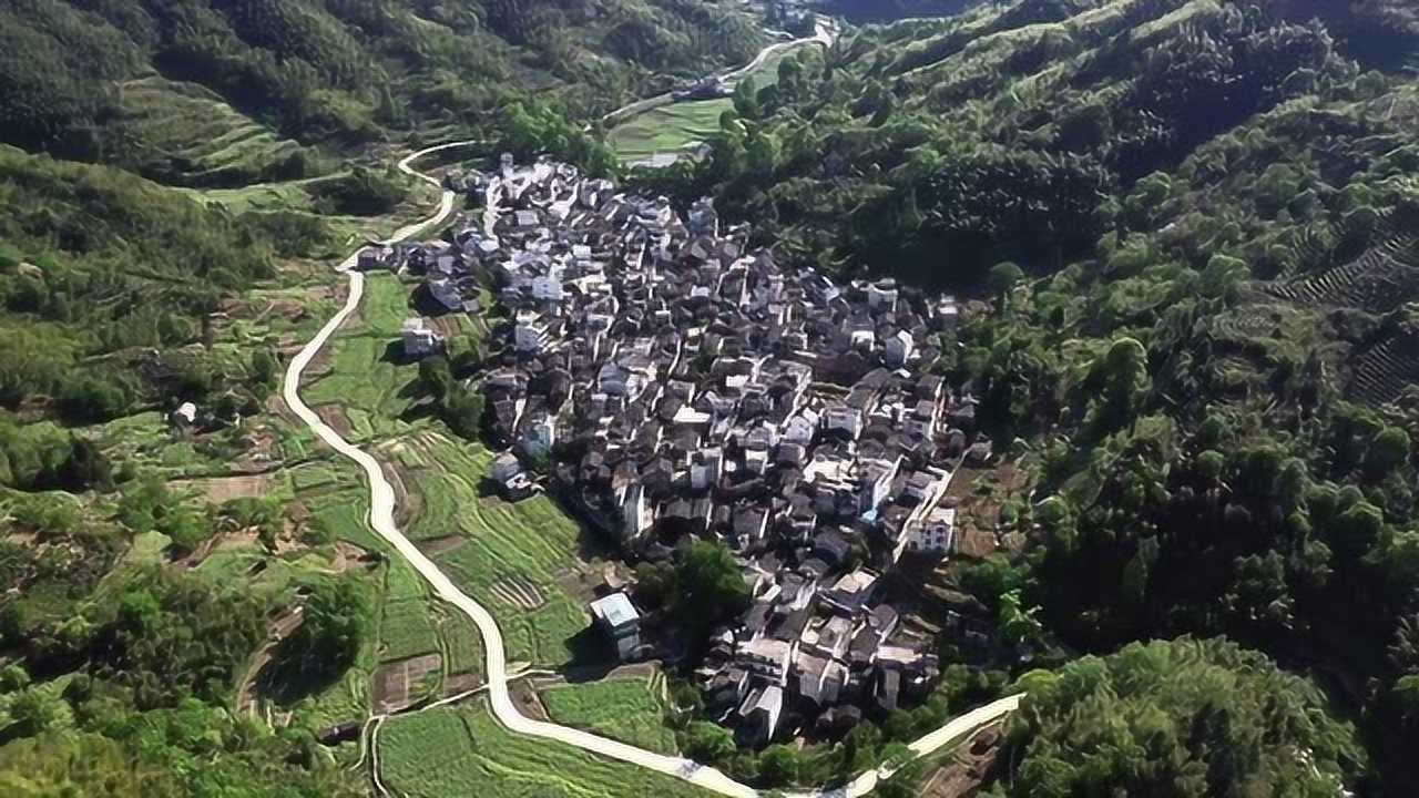 徽州传统徽派建筑村落,歙县水竹坑