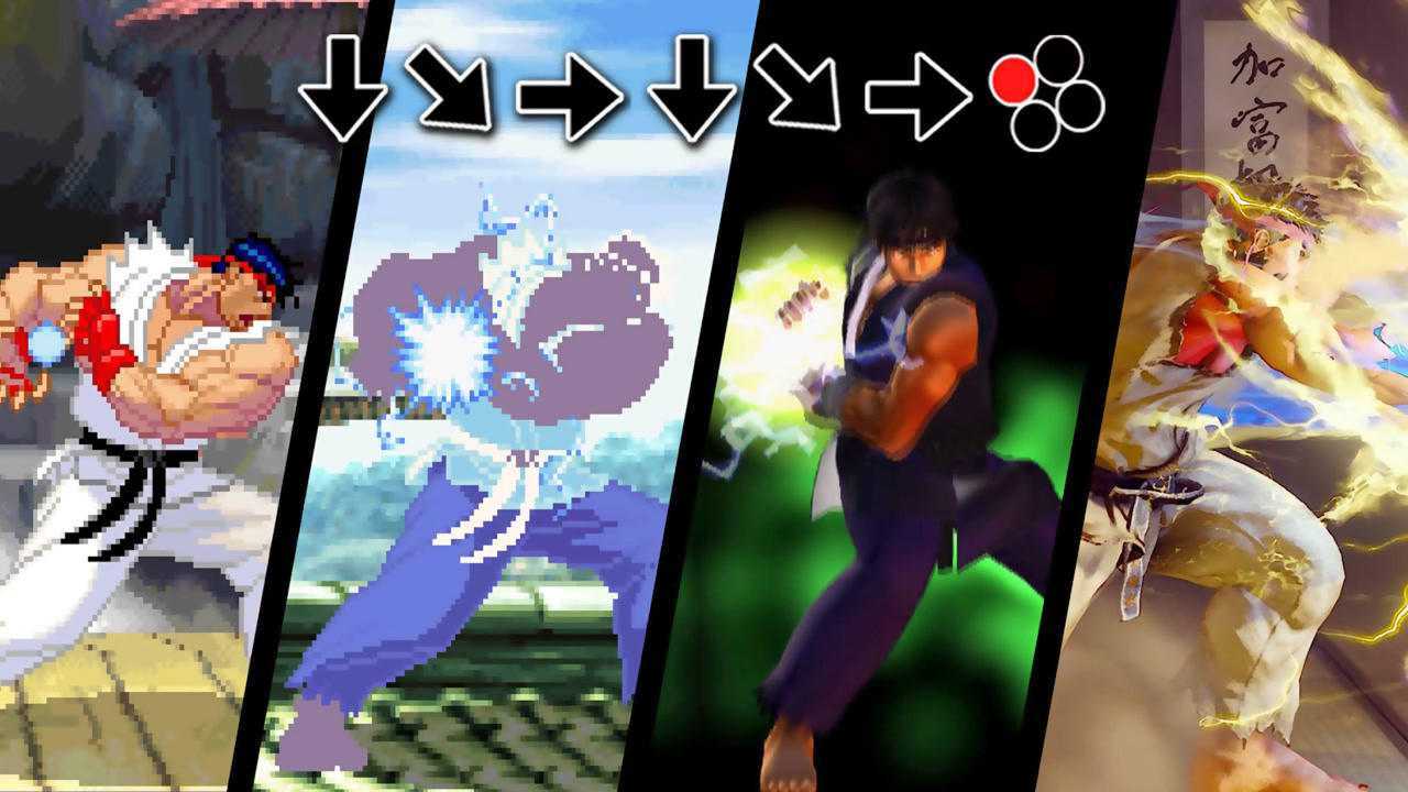 街霸5隆超必杀电刃波动拳演进历史1997now