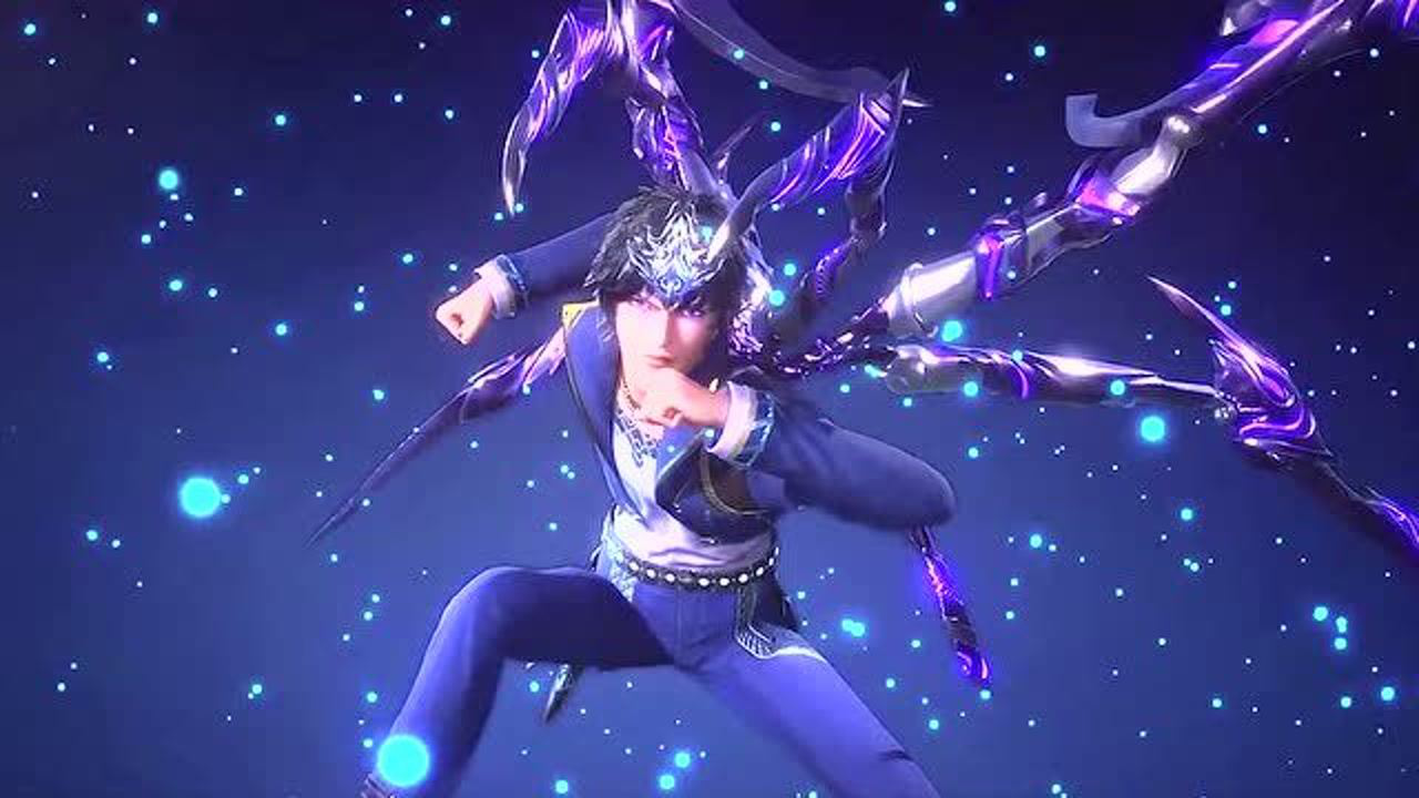 斗罗大陆133下唐三吸收第三只人面魔蛛八蛛矛再次进化