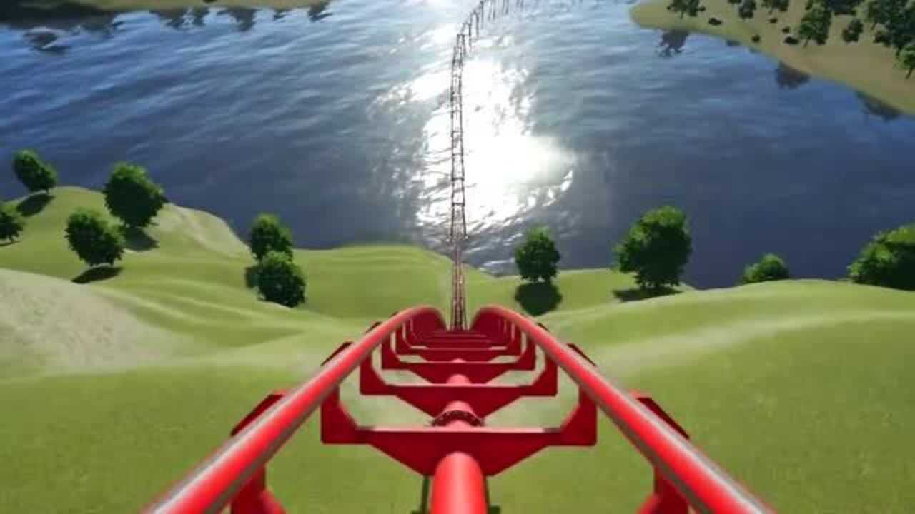 超清3D动画过山车第一视角,此刻纵享丝滑！_高清