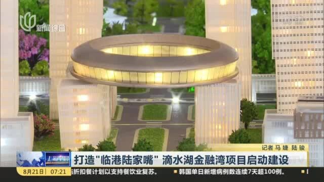 打造“临港陆家嘴” 滴水湖金融湾项目启动建设