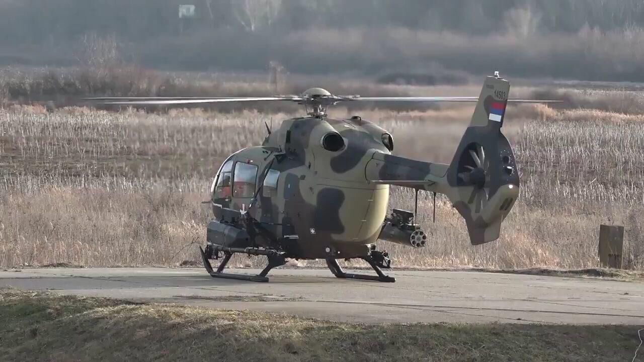 空中客車h145m多用途輕型直升機火力測試