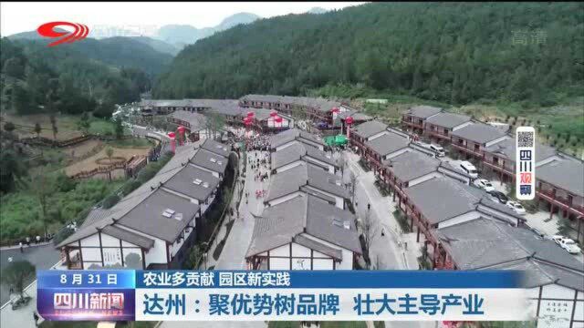 四川新闻丨达州:聚优势树品牌 壮大主导产业