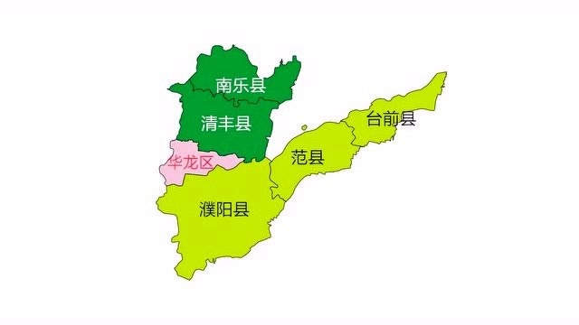 濮阳地区地图图片