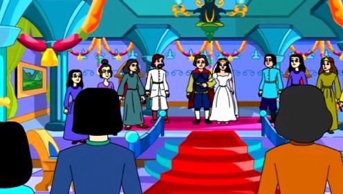 白雪公主和王子举办了婚礼，他们过上了幸福的生活_42