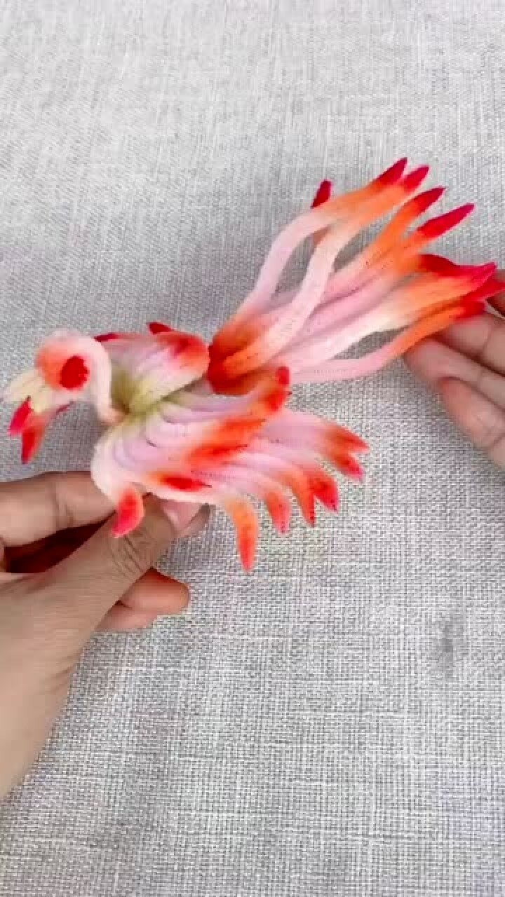 纯手工制作的凤凰,真的太美了!