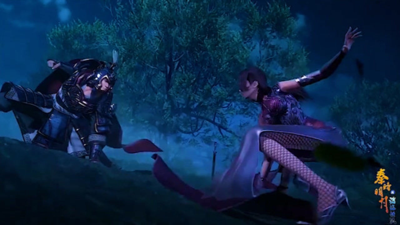 秦时明月田言不仅谈判了得腿功也是厉害的不行几下就把王离干趴下了